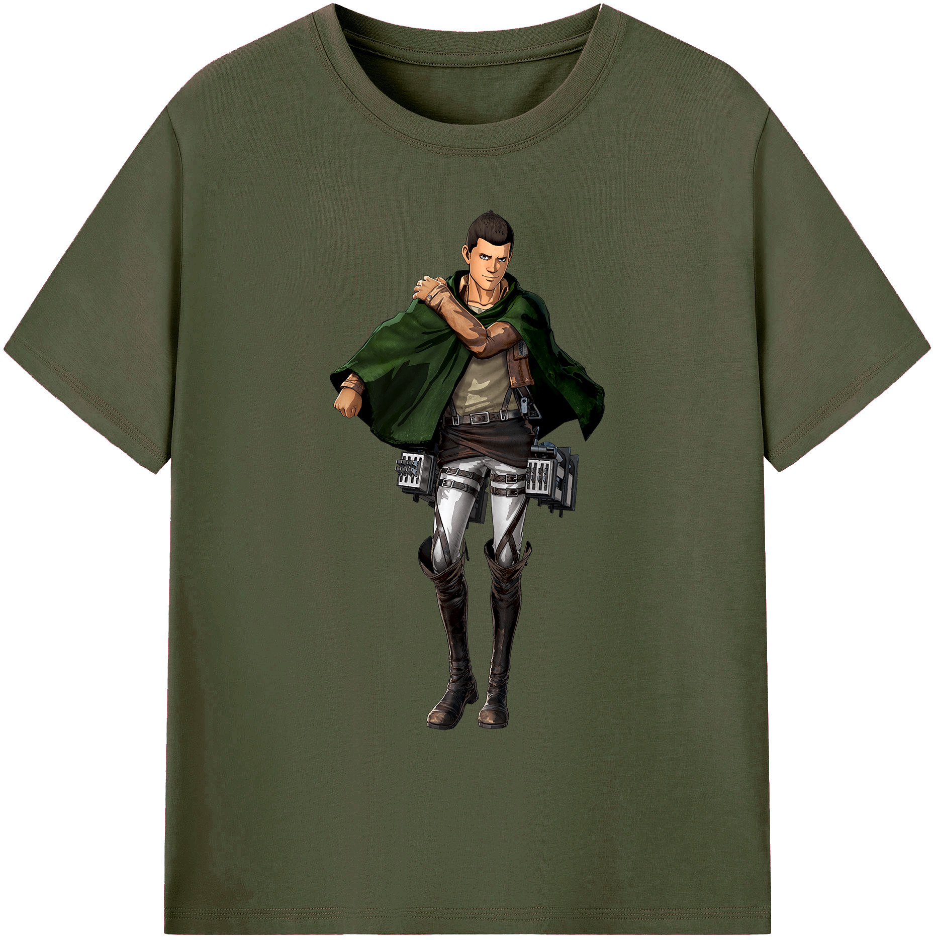（画像用） 進撃の巨人 Attack on Titan 綿100％ メンズ半袖Tシャツ｜肌触りやわらか＆通気性